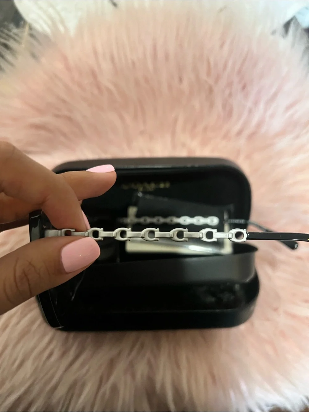 Coach Black Oversized Sunglasses